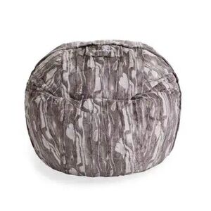 EUC Lovesac Citysac Cover in Silver Liger Phur